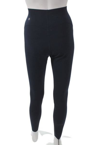 Lululemon Womens Black Ankle Leggings Nylon Athleisure Size 8