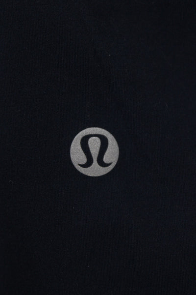 Lululemon Women Ankle Black Nylon Leggings Athleisure Size 8