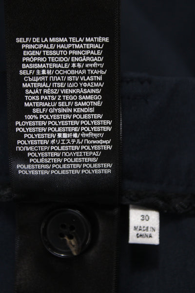 7 For All Mankind Men's Chino Pants Black Button Closure Size 30