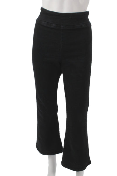 Frame Womens Cropped Black Jeans Cotton Size 2