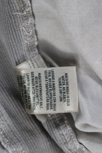 Cloth and Stone Women Jogger Pants Beige Tencel Lyocell Drawstring Size M