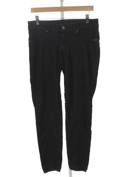 Carmar Women Skinny Jeans Black Low Rise 30 Inseam Size 29