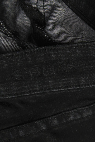 Carmar Women Skinny Jeans Black Low Rise 30 Inseam Size 29