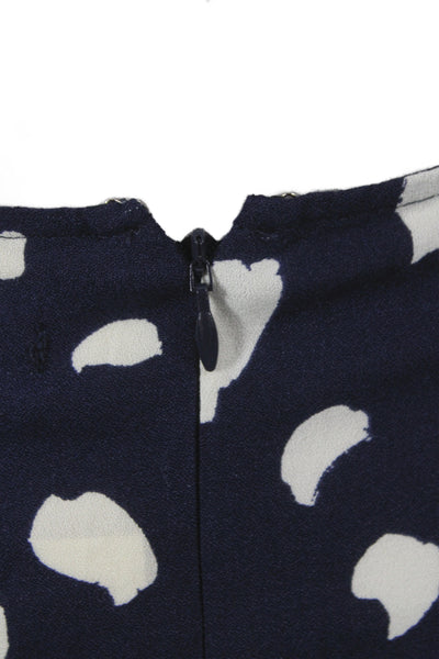 Reformation Womens Blue Animal Print Maxi Skirt Viscose Bohemian Size 20