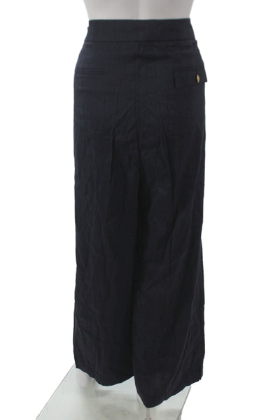 J Crew Collection Womens Black Linen Dress Pants Size 18