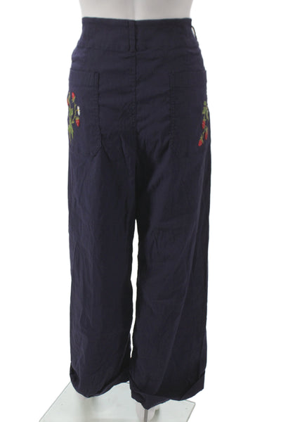 Maeve Anthropologie Women Chino Pants Blue Tall Size 33