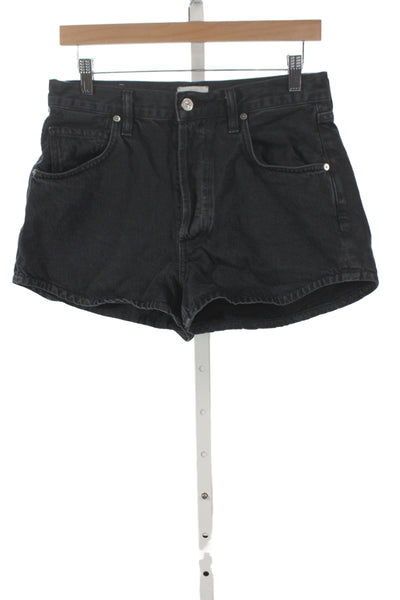 Citizens of Humanity Women Cut-Off Black Cotton Shorts Size 26