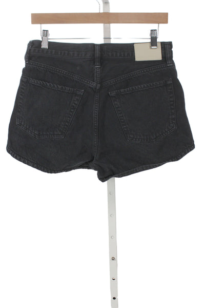 Citizens of Humanity Women Cut-Off Black Cotton Shorts Size 26
