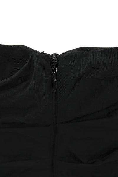 Bird by Juicy Couture Women Bodycon Off Shoulder Black Mini Dress Size M