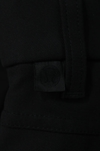 Lululemon Mens Black Chino Pants Synthetic Zip Athleisure Size 32