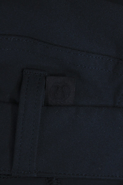 Lululemon Mens Blue Chino Pants Technical Fabric Button Fly Size 32