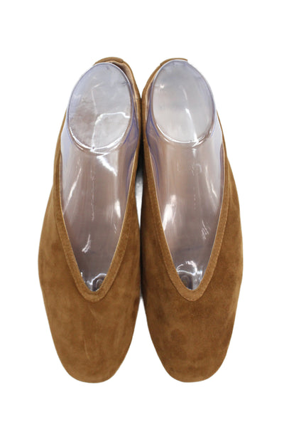 Steve Madden Womens Suede Slip On Flats Brown Size 9M