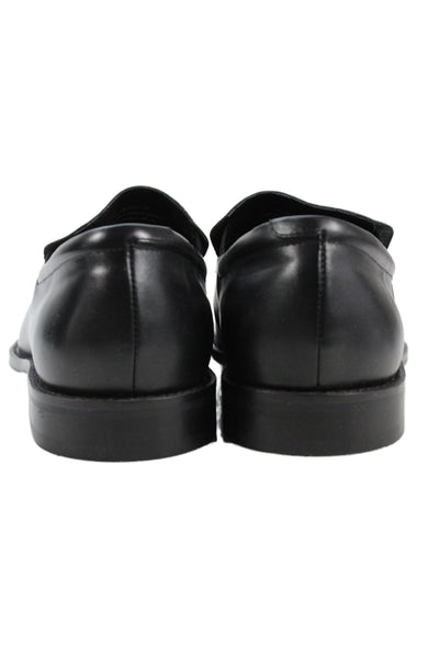 Banana Republic Mens Leather Formal Slip On Shoes Black Size 10.5