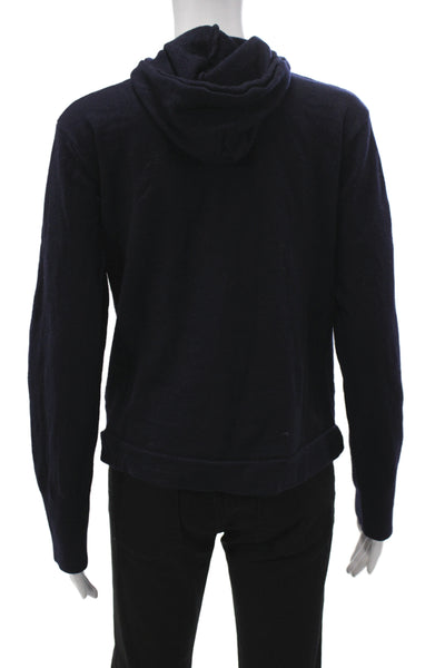 The North Face Mens Black Polyester Zip Sweatshirt Jacket Size L