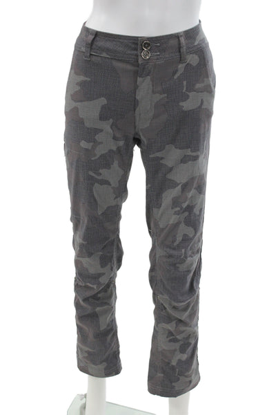 prAna Womens Beige Camo Chino Pants Size 8