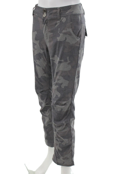 prAna Womens Beige Camo Chino Pants Size 8