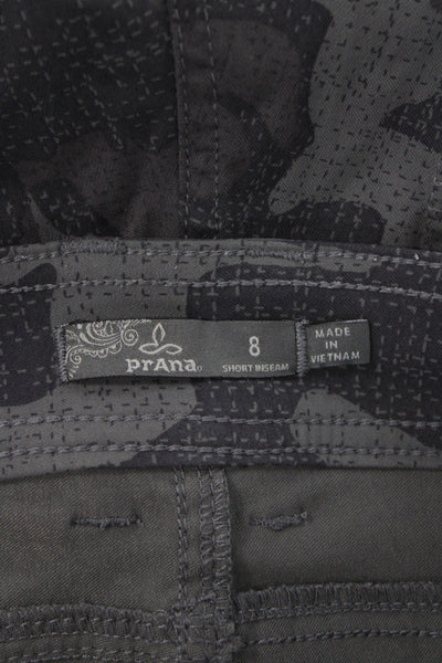 prAna Womens Beige Camo Chino Pants Size 8