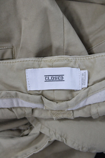 Closed Womens Chino Pants Beige Organic Cotton Inseam 25 Size 29