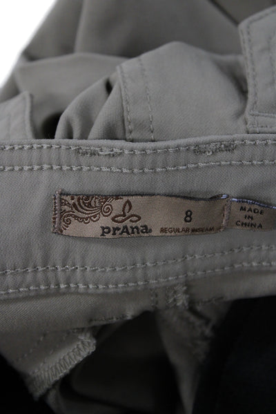 prAna Womens Beige Camo Chino Pants Size 8