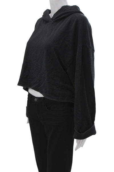 Nike Women Black Pullover Hoodie Size L