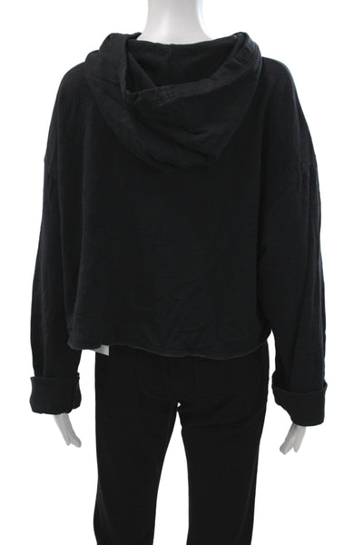 Nike Women Black Pullover Hoodie Size L