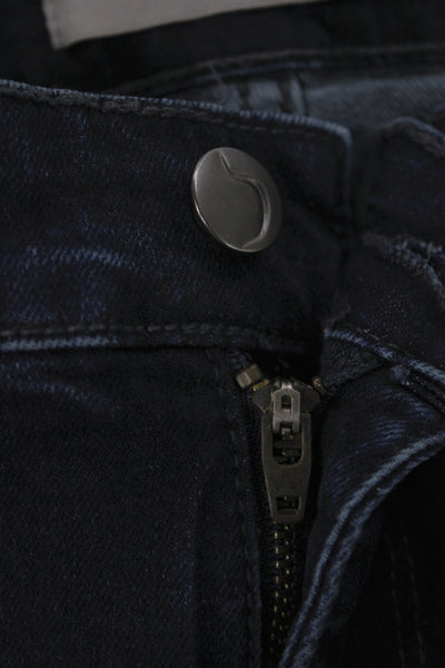 Joes Womens Skinny Jeans Blue Cotton High Rise Button Inseam 32 Size 27