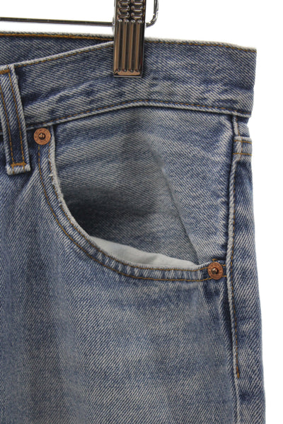Levi Strauss & Co Mens Straight Blue Mid Rise Cotton Jeans Size 34W