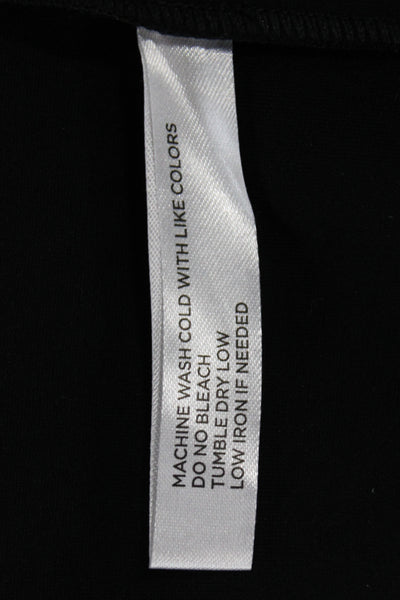 Tuckernuck Womens Black Straight Pencil Skirt Zip Rayon Size S