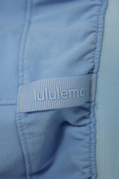 Lululemon Women Jogger Pants Blue Drawstring Recycled Nylon Size 6