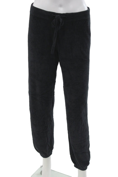 Barefoot Dreams Women Black Sweatsuit Scoop Neck Long Sleeve Size S