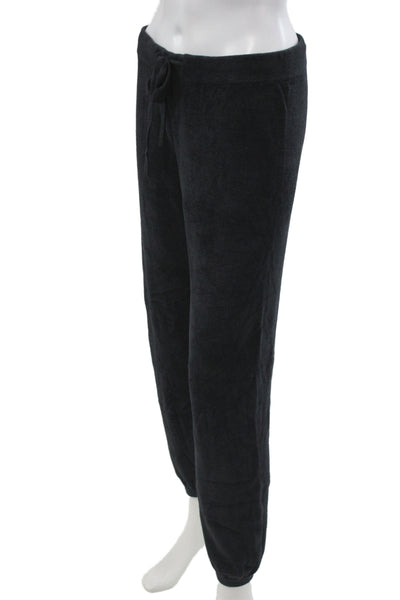 Barefoot Dreams Women Black Sweatsuit Scoop Neck Long Sleeve Size S