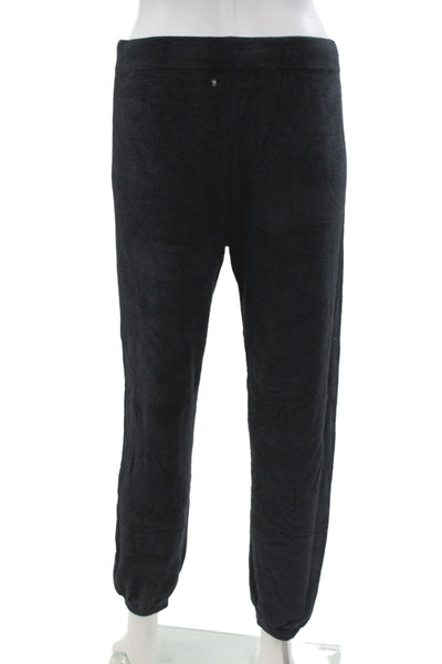 Barefoot Dreams Women Black Sweatsuit Scoop Neck Long Sleeve Size S