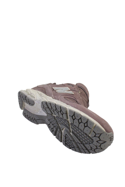 New Balance Mens Suede 2002 R Lace Up Sneakers Purple Size 12