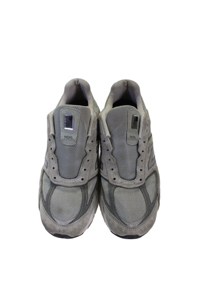 New Balance Mens Suede 990V5 Lace Up Sneakers Grey Size 12