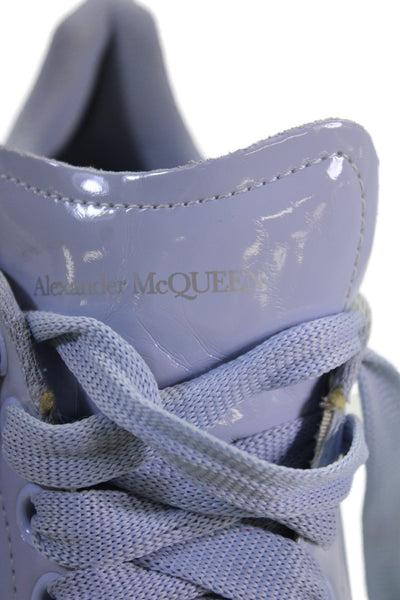 Alexander McQueen Womens Semi Transparent Oversized Sneakers Shoes Blue Size 9.5