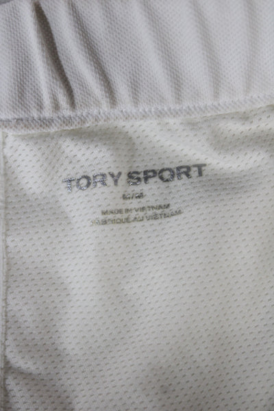 Tory Sport Women White Mini Skort Polyester Pull On Sporty Size M