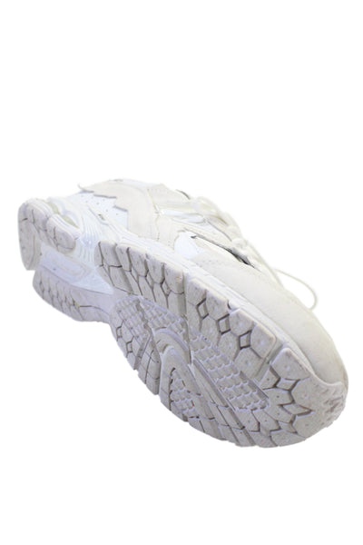New Balance Mens Mesh Textured Lace-Up Running Sneakers White Size 12
