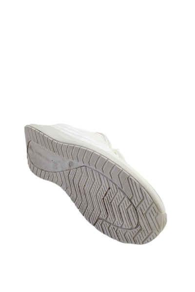 Oliver Cabell Mens Mesh Lace-Up Low Top Sneakers White Size 12