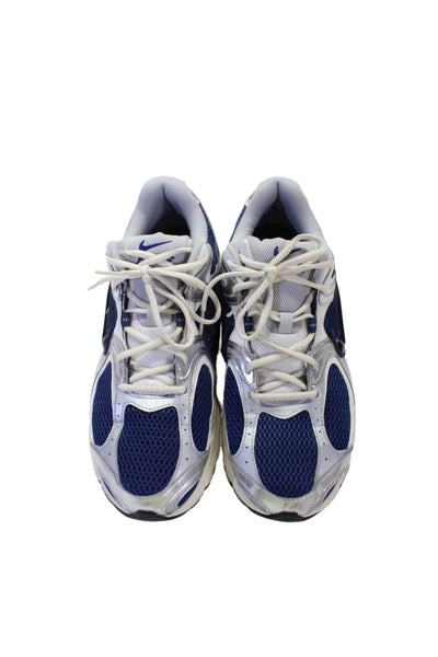 Nike Mens Mesh Colorblock Lace-Up Sneakers Blue Size 12