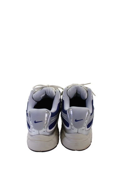 Nike Mens Mesh Colorblock Lace-Up Sneakers Blue Size 12