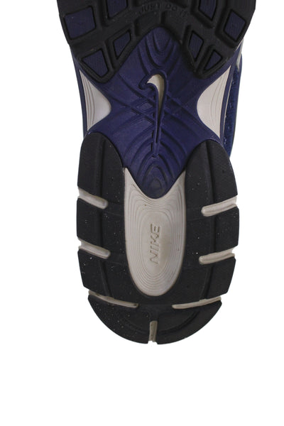 Nike Mens Mesh Colorblock Lace-Up Sneakers Blue Size 12