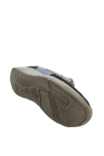 Arigato Mens Canvas Colorblock Running Sneakers Blue White Size 10.5