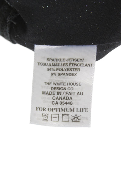 Sympli Women Ankle Leggings Black Sparkle Flecked Size 4