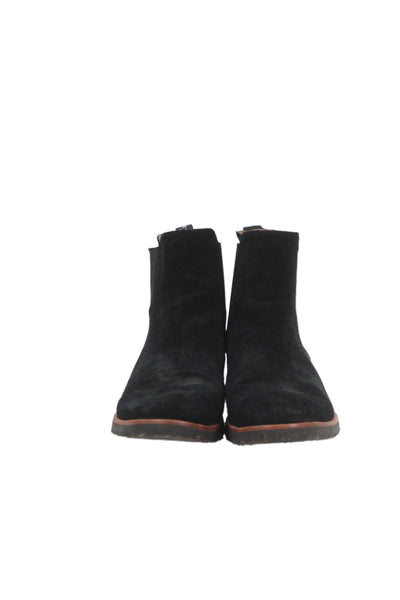New Republic Mens Suede Stretch Inset Ankle Boots Black Size 10.5