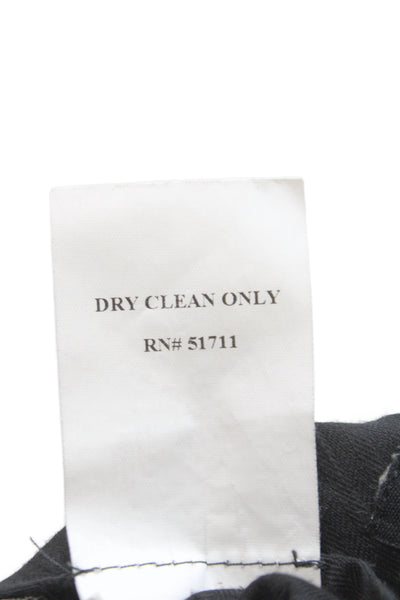 John Varvatos Star USA Mens Dress Pants Gray Wool Plaid Size 33