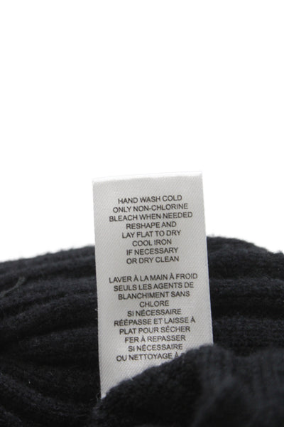T Tahari Women Pullover Turtleneck Black Viscose Size XS