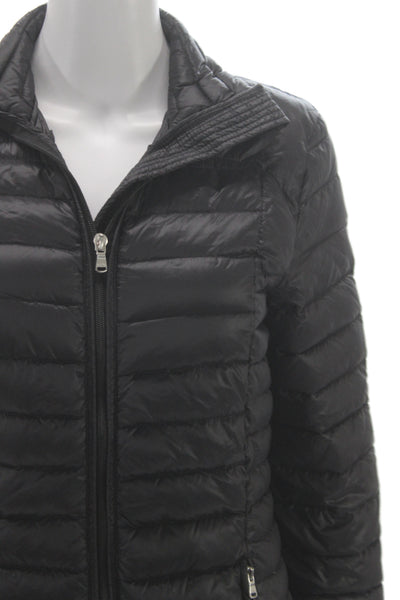 LRL Lauren Active Ralph Lauren Women Black Nylon Puffer Jacket Zip Size S