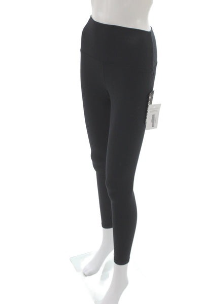 Zobha Womens Black Ankle Leggings Athleisure Size S