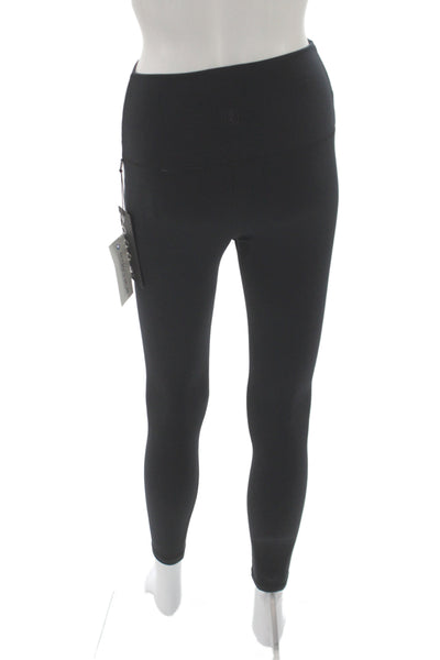 Zobha Womens Black Ankle Leggings Athleisure Size S
