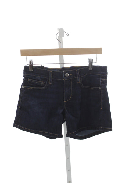 Joes Jeans Womens Cut-Off Shorts Blue Button 65% Cotton Casual Size 26